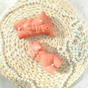 Molde de vela de silicona para fabricación de velas, Torso de doble cinta Rosa curvada <span class=keywords><strong>desnuda</strong></span> en 3d para mujer, cuerpo bonito para hombre - Product Image 5