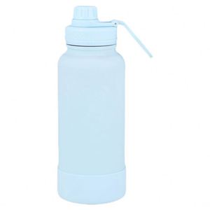 Botella térmica éxito de ventas al por mayor 1000ml botella de agua con pajita botella de agua para deportes al aire libre - Product Image 1