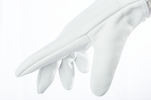 Di alta qualità bianco manica lunga sfoderata in pelle di capra guanti apicoltore per il lavoro - Product Image 4