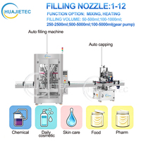 Machine de remplissage automatique HUAJIEauto, machine de remplissage en ligne continue entièrement automatique, ligne de remplissage automatique de savon liquide