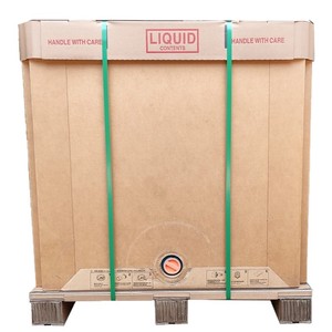 Conteneur IBC de 1000 L pour emballage de liquides, boîte en carton robuste réutilisable pour l'expédition - Product Image 1