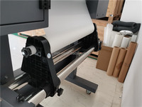 Machine de transfert DTF à double tête XP600/I3200A1 avec circulation d'encre blanche pour la personnalisation des vêtements