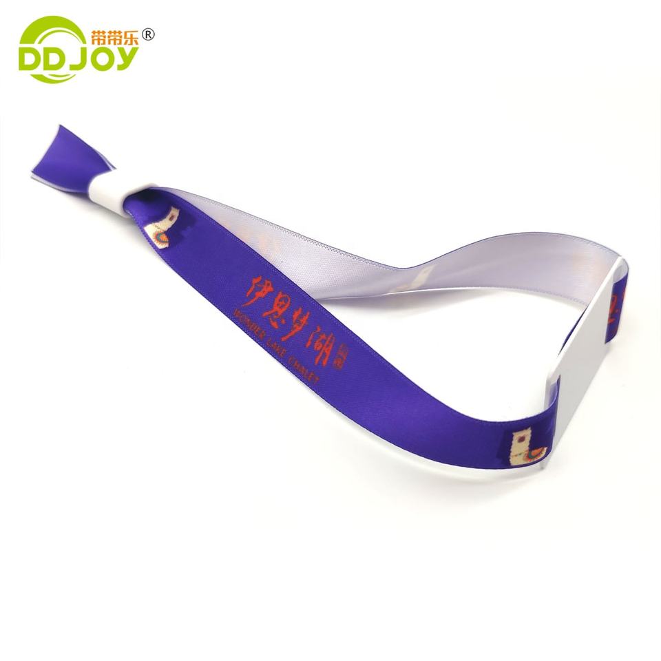 350*15mm Professional Custom Festival Waterproof Sporty Halloween Rfid Woven Fabric Wristband Dd Joy Model Db-10 5