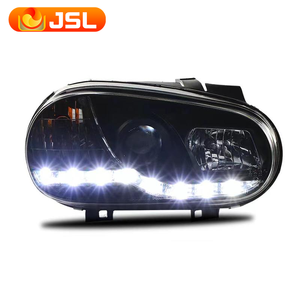 Ensamblaje de Faros Delanteros de Actualización para <span class=keywords><strong>Golf</strong></span> 4 2002-2008, Faros con Diodo Emisor de Luz DRL, Lente de Doble Haz y Doble Xenón HID - Product Image 1