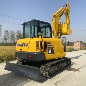 Excavatrice Komatsu PC56 d'occasion 95% neuve à bas prix, 5,6 tonnes, 90% neuve, d'origine Japon, certifiée EPA/CE, pour travaux agricoles et de terrassement - Product Image 6
