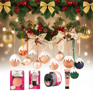 Adornos Navideños de Lujo Db, Bolas de Cristal Colgantes Redondas, Decoraciones Festivas de Alta Calidad Hechas a Máquina y Pintadas a Mano - Product Image 2