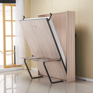 Betoci Hidden Bed Hardware Single Layer <b>Desk</b> Modern Simple <b>Space</b> <b>Saving</b> Living Room Bedroom Functional Furniture - Product Image 2