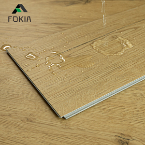 พื้น SPC ผลิตในจีน ลายไม้เคลือบ UV หลากสี กันน้ำ กันลื่น ระบบคลิกล็อค Unilin หนา 4-6 มม. - Product Image 4