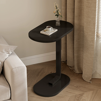 Table basse en bois au design moderne et épuré, rotative, légère et facile à déplacer pour salon, salle de séjour ou espaces confortables