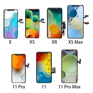 Tela LCD para iPhone XS Max XR 11 12 Pro Max 13 14 LCD para iPhone SE 6S 7 8 Plus Montagem de substituição da tela