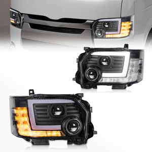05-18 for Hiace Cool Red <b>LED</b> <b>Headlights</b> Dual-Light Lens Assembly New Condition 6000k Color Temperature Car Lights New <b>LED</b> Headli - Product Image 1