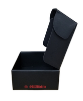 Boîte d'emballage en papier ondulé noir avec logo personnalisé imprimé, boîtes de courrier, 1 pièce