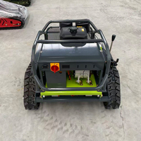 Largeur de coupe 800 mm, faucheuse à fléaux, moteur diesel Yuchai, 48 lames, faucheuse et broyeur à herbe haute efficacité, débroussailleuse forestière