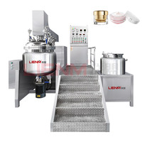 Machine d'émulsification OEM 100L 200L, machine d'émulsification sous vide automatique, homogénéisateur mélangeur émulsifiant pour crèmes cosmétiques