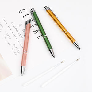 Papelería de oficina regalo de negocios <span class=keywords><strong>propaganda</strong></span> de metal ventas logotipo personalizado promoción bolígrafo - Product Image 2