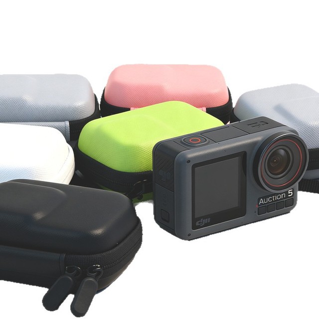 Portable Action Camera Case for Travel, Protective Carrying Bag for DJI Action 5 Pro, Insta360 Ace Pro 2 & GoPro Hero
