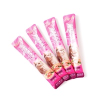 Friandises pour chats Flinnie de qualité supérieure, bâtonnets à lécher, paquet de 20, purée crémeuse, collation humide pour chats, forte teneur en viande, délicieuse, vente en gros
