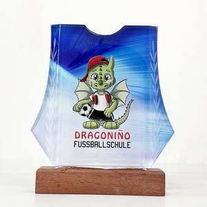 Trophée en verre personnalisé de haute qualité pour réunions sportives annuelles, <span class=keywords><strong>plaque</strong></span> de trophée en cristal bleu, récompense - Product Image 1