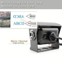 Accesorios para coche Monitor Cámara DE SEGURIDAD Impermeable IP69K Instalación de cámara de visión trasera