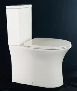 Fabrika doğrudan fiyat beyaz sıhhi tesisat otel ev banyo kase iki parçalı tuvalet