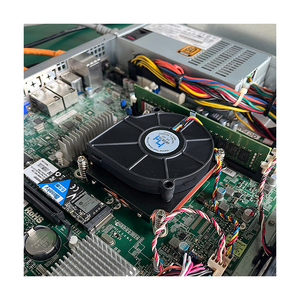 Hot bán 1U máy chủ CPU Fan 4 pin hai bóng mang bộ vi xử lý LGA115x 4pin PWM Đồng tdp100w quạt làm mát cho các máy chủ 100000 giờ - Product Image 5