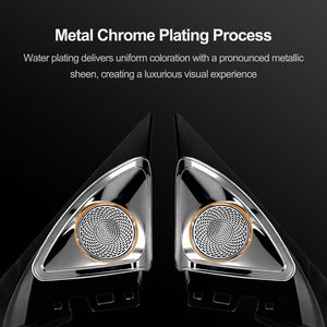 Tweeter rotatif Rhythm 4D pour Honda Civic 10ème génération 2016-2021, haut-parleur de montant A avec éclairage d'ambiance - Product Image 4