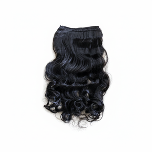 Black Half <b>Wig</b> - Product Image 2
