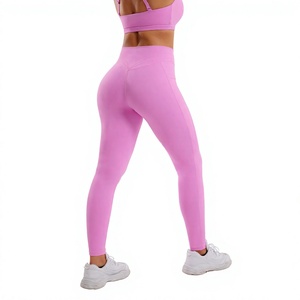 Women Fitness Workout Gym Yoga Set Sports Bra High Waist <b>Leggings</b> Running Training Stretch Breathable Seamless Sportswear - Product Image 5