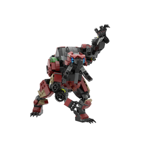 Funbuild Mecha Briques Jouets <span class=keywords><strong>Jeu</strong></span> Vidéo Série MOC-184219 Fireclaw Toys Robot Briques Modèle Ensemble Éducatif - Product Image 2