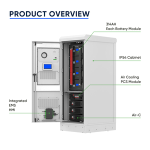 Air-cooled <b>Outdoor</b> <b>Cabinet</b> Commercial & Industrial Energy Storage System - Product Image 4