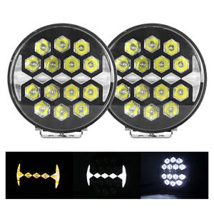 Foco LED de 9 pulgadas, 4x4, 200W, 20000LM, luces LED todoterreno, luz Led DE TRABAJO DE 9 pulgadas, luces de conducción Led todoterreno para <span class=keywords><strong>2022</strong></span> - Product Image 2