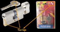 Vente en gros Oem Serrure de porte en laiton profil européen Cylindre de serrure à double cylindre avec clé Cylindres Lot Cylindre De Verrou