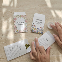 Amplop Hadiah Dompet Perekat Sendiri dari Kertas Kraft dengan Cetak Digital untuk Kemasan Penyimpanan Biji Bunga Rapeseed
