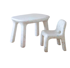 طقم كرسي ومكتب للأطفال من البلاستيك المتين قابل لتعديل الارتفاع، طاولة دراسة للأطفال، أثاث تعليمي للمنزل والفصول الدراسية - Product Image 1