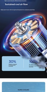 New 18Inch ABS Đôi Người Hâm Mộ Máy Tính Xách Tay Mát Cơ Sở Im Lặng <span class=keywords><strong>Fan</strong></span> Đứng Chiều Cao Có Thể Điều Chỉnh Di Động Làm Mát Pad Kho - Product Image 6