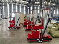 16m 230kg Aluminiumlegierung Hebebühne Personenlift Hebeplattform Hebevorrichtung Kleine Hebebühne für Glasaufbereitung
