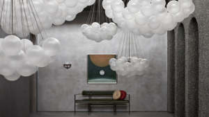 New phong cách hiện đại chuỗi vàng đen LED Glass bóng thiết bị chiếu sáng treo đèn chùm cho nhà phòng ăn phòng khách - Product Image 2