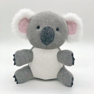 Portachiavi Peluche <span class=keywords><strong>Koala</strong></span> Grigio Morbido e Soffice Giocattolo Imbottito per Bambini - Product Image 1