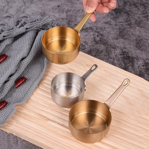 Bol <span class=keywords><strong>de</strong></span> cuisine coréen en acier inoxydable 304, tasse d'assaisonnement <span class=keywords><strong>de</strong></span> qualité alimentaire, bol en métal, Pot chaud, plat à Sauce, tasse à Steak avec poignée - Product Image 1