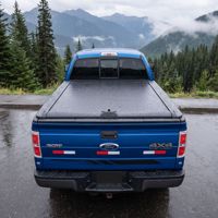Couverture de benne de camion antivol en aluminium rigide, à enroulement manuel, pour Ford F150