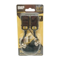 Balun vidéo passif 8MP 4K HD-CVI/TVI/AHD avec transmetteur de données RJ45 CAT5 2-en-1 pour caméras de sécurité avec connecteur d'alimentation