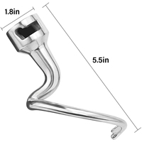 Crochets de remplacement K45 KSM75 ksm90support pour aide à la cuisine, 2 pièces, en acier inoxydable, K45DH, mélangeur, accessoire de cuisine