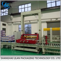 Palettiseur automatique à faible niveau, machine palettiseuse à portique pour cartons/boîtes/sachets, palettiseur à faible niveau