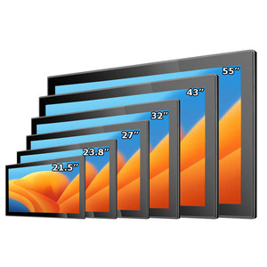 21/24/27/32/<span class=keywords><strong>43</strong></span> polegadas parede toque POS monitor com tela de toque capacitivo Android e <span class=keywords><strong>Linux</strong></span> sistema operativo para uso de cozinha - Product Image 1