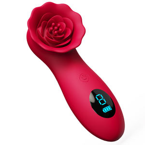 Stimulateur de langue à 9 fréquences, design rose, masseur, masturbateur avec écran LCD, vibrateur - Product Image 6