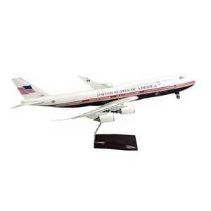 Modèle d'avion en résine Air Force B747-200 de 47 cm, avion présidentiel, avion de présentation, artisanat peint, décoration, cadeau - Product Image 1