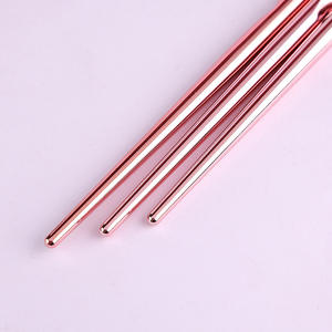 Набор из 3 металлических ручек для нейл-арта с алюминиевым корпусом и ручкой из розового золота для рисования линий и цветов - Product Image 3