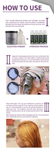 Poudre décolorante pour cheveux POSA Wholesaler, blanche, éclaircissante jusqu'à 8 tons, sans poussière - Product Image 4