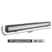 Barre de Stroboscope LED RGB en Aluminium Étanche IP65 avec Contrôle DMX512 Ra90 pour Parcs Thème et Spectacles Extérieurs