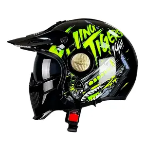 Predator carbon fiber helmet iron man Full face moto casque capacete casco  DOT Approved